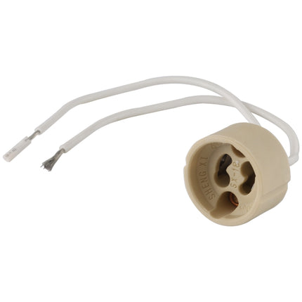 GU10 Ceramic Lamp Holder Socket Base Adapter Wire Connector, Cable Length: 12cm-garmade.com