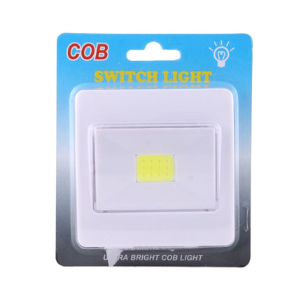 Mini White Light COB LED Wall Light , Switch Night Light Lamp-garmade.com