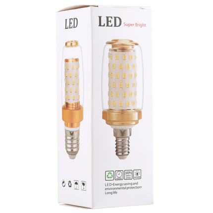 E27 16W LED Energy-saving Lighting Glass Bulb Corn Light AC 110-265V (White Light)-garmade.com