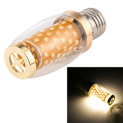 E27 16W LED Energy-saving Lighting Glass Bulb Corn Light AC 110-265V (Warm White)-garmade.com