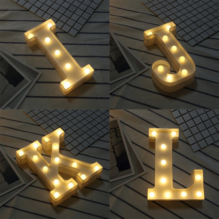 Symbol Shape Decorative Light, Dry Battery Powered Warm White Standing Hanging LED Holiday Light-garmade.com