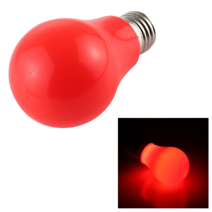 7W E27 2835 8LEDs Flicker Free LED Energy Saving Bulb, Light Color: Red Light, AC 85-265V-garmade.com
