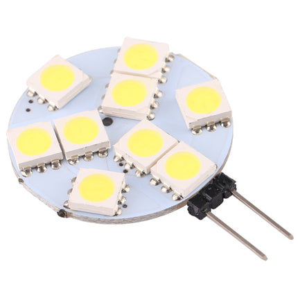 G9 9 LEDs SMD 5050 108LM 6000-6500K Stepless Dimming Energy Saving Light Pin Base Lamp Bulb, DC 12V (White Light)-garmade.com