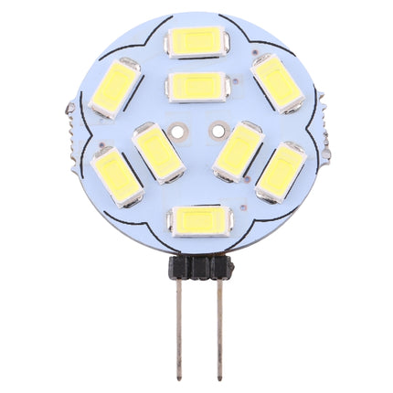 G4 9 LEDs SMD 5730 180LM 6000-6500K Stepless Dimming Energy Saving Light Pin Base Lamp Bulb, DC 12V(White Light)-garmade.com
