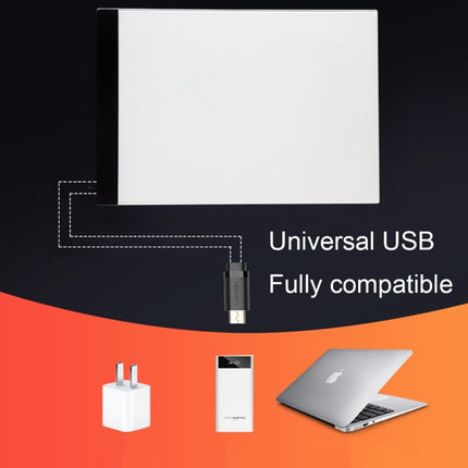 Ultra-thin A4 Size Portable USB LED Artcraft Tracing Light Box Copy Board for Artists Drawing Sketching Animation and X-ray Viewing-garmade.com