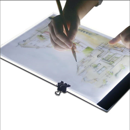 Ultra-thin A4 Size Portable USB LED Artcraft Tracing Light Box Copy Board Brightness Control for Artists Drawing Sketching Animation and X-ray Viewing-garmade.com