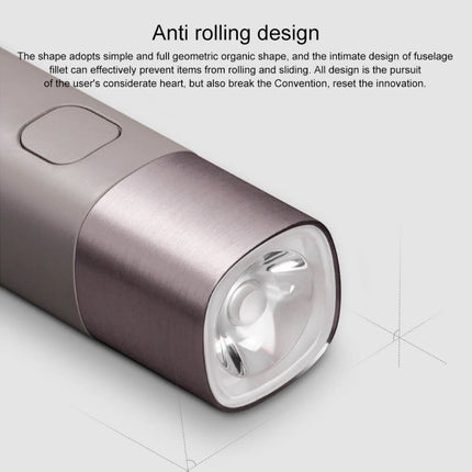 Original Xiaomi Youpin SOLOVE LED Flashlight 3000mAh USB Multi-function Portable Lighting(Purple)-garmade.com