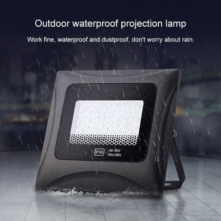 6500K Solar Lamp Outdoor Waterproof LED Floodlight, 100W-garmade.com
