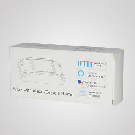 10A Single Channel WiFi Smart Switch Wireless Remote Control Module Works with Alexa & Google Home, AC 90-250V-garmade.com