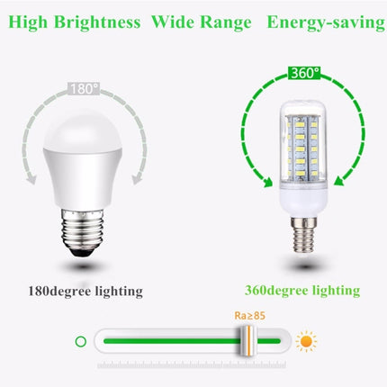 E14 3.5W LED Corn Light, 36 LEDs SMD 5730 Bulb, AC 220-240V-garmade.com