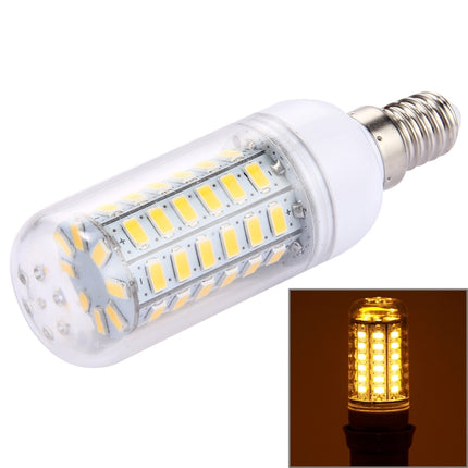 E14 5W LED Corn Light, 56 LEDs SMD 5730 Bulb, AC 220V-garmade.com