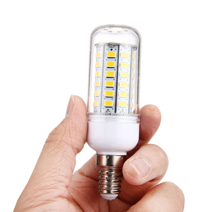 E14 5W LED Corn Light, 56 LEDs SMD 5730 Bulb, AC 220V-garmade.com