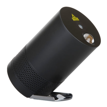 Blinblin Major 1 6W USB Charging Portable RGB Laser Projector Bluetooth Stereo Sound Speaker(Black)-garmade.com