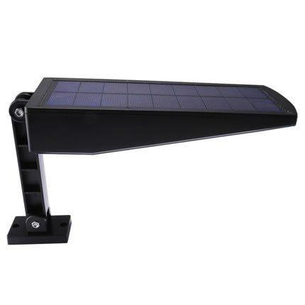 6.8W Solar Motion Sensor LED Solar Light, 48 LEDs SMD 2835 900 LM Angle Adjustment Energy Saving Light with 5V 3.2W Solar Panel(Black)-garmade.com