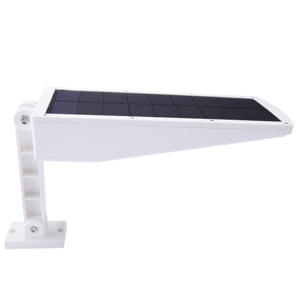 6.8W Solar Motion Sensor LED Solar Light, 48 LEDs SMD 2835 900 LM Angle Adjustment Energy Saving Light with 5V 3.2W Solar Panel(White)-garmade.com