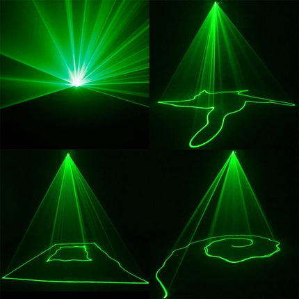 15W LED Single Beam Laser Projector, DM-G50 with Remote Controller, DMX / Auto Run / Sound Control Modes, AC 100-240V(Green Light)-garmade.com