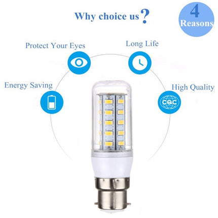 B22 3.5W 36 LEDs SMD 5730 LED Corn Light Bulb, AC 12-80V (Warm White)-garmade.com