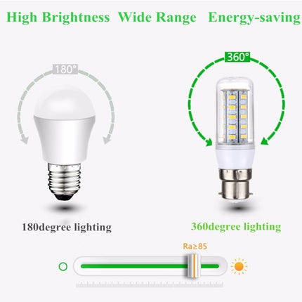 B22 3.5W 36 LEDs SMD 5730 LED Corn Light Bulb, AC 12-80V (Warm White)-garmade.com