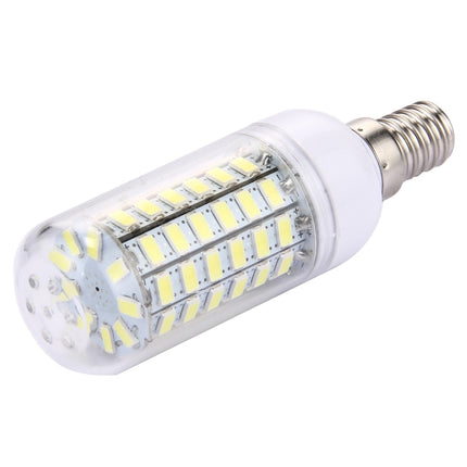 E14 5.5W 69 LEDs SMD 5730 LED Corn Light Bulb, AC 220-240V (White Light)-garmade.com