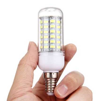 E14 5.5W 69 LEDs SMD 5730 LED Corn Light Bulb, AC 220-240V (White Light)-garmade.com