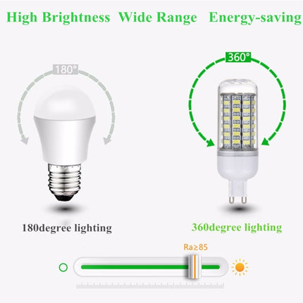 G9 5.5W 69 LEDs SMD 5730 LED Corn Light Bulb, AC 200-240V (White Light)-garmade.com