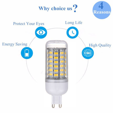 G9 5.5W 69 LEDs SMD 5730 LED Corn Light Bulb, AC 200-240V (Warm White)-garmade.com