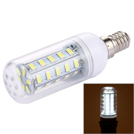 E14 3.5W 36 LEDs SMD 5730 LED Corn Light Bulb, AC 12-80V (White Light)-garmade.com