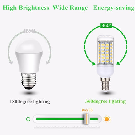 E14 5.5W 69 LEDs SMD 5730 LED Corn Light Bulb, AC 110-130V (Warm White)-garmade.com