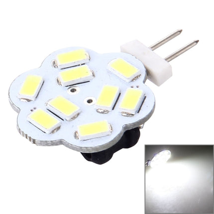 G4 9 LED SMD 5730 Flower Decorative Light for Indoor / Outdoor Decoration, DC/AC 12-24V, Side Pins (White Light)-garmade.com