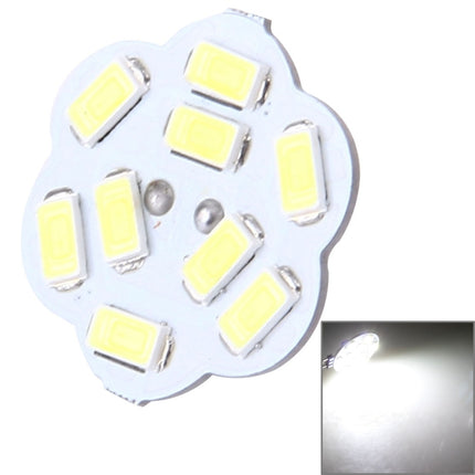 G4 9 LED SMD 5730 Flower Decorative Light for Indoor / Outdoor Decoration, DC/AC 12-24V, Back Pins(White Light)-garmade.com