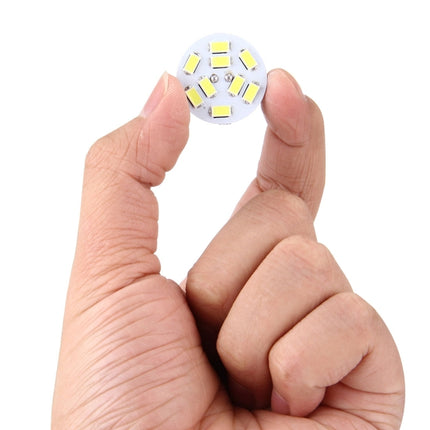 G4 9 LED SMD 5730 Flower Decorative Light for Indoor / Outdoor Decoration, DC/AC 12-24V, Back Pins(White Light)-garmade.com