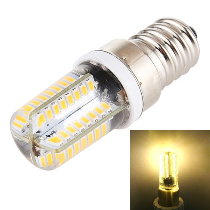 E14 SMD 3014 64 LEDs Dimmable LED Corn Light, AC 220V (Warm White)-garmade.com