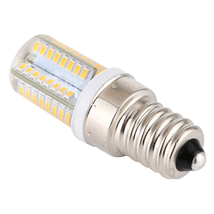 E14 SMD 3014 64 LEDs Dimmable LED Corn Light, AC 220V (Warm White)-garmade.com