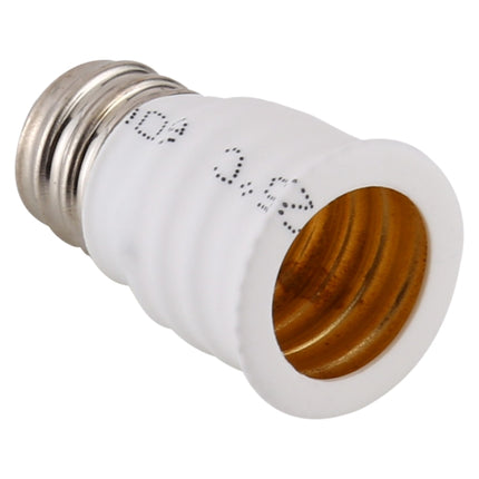 E12 to E14 Light Lamp Bulbs Adapter Converter (White)-garmade.com