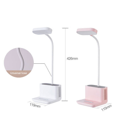 QW-T08 Negative Ion Purifier Eye Protection Table Lamp (Pink)-garmade.com