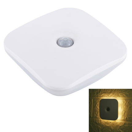 CL053 LED Square Human Body Sensor Light, Style: Linkage (Warm White)-garmade.com