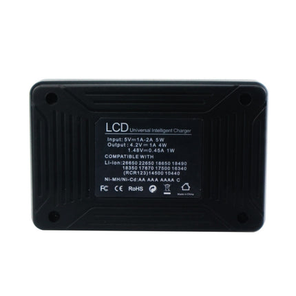 YS-1 Universal 18650 26650 Battery Charger with Micro USB Output for IMR/Li-ion Ni-MH/Ni-Cd 26650/18650/18500/18490/18350/17670/14500/10400-garmade.com