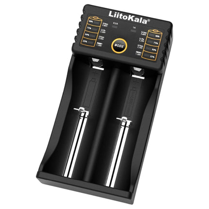 LiitoKala lii-202 USB Output Intelligent Battery Charger for Li-ion IMR 18650, 18490, 18350, 17670, 17500, 16340(RCR123), 14500, 10440-garmade.com