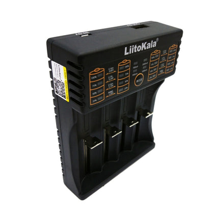 LiitoKala lii-402 4 In 1 Lithium Battery Charger for Li-ion IMR 18650, 18490, 18350, 17670, 17500, 16340(RCR123), 14500, 10440-garmade.com