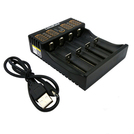 LiitoKala lii-402 4 In 1 Lithium Battery Charger for Li-ion IMR 18650, 18490, 18350, 17670, 17500, 16340(RCR123), 14500, 10440-garmade.com