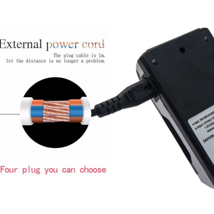 AC 100-240V 4 Slot Battery Charger for AA & AAA Battery, with LCD Display, UK Plug-garmade.com
