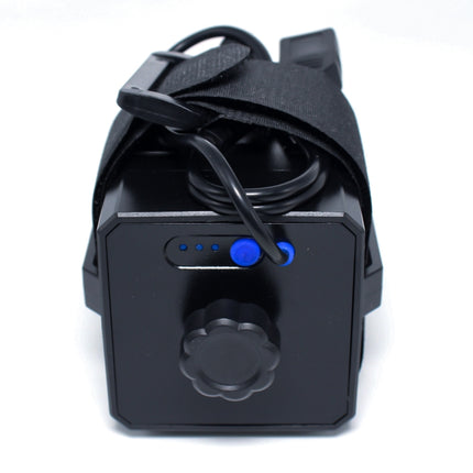 3 Sections 18650/26650 IPX7 Waterproof Battery Box with 12v Round Head & 5v USB Connector Output Voltage Does Not Include Battery(Black)-garmade.com