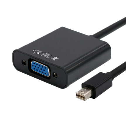 1080P Mini DisplayPort to VGA Cable Adapter (Black)-garmade.com
