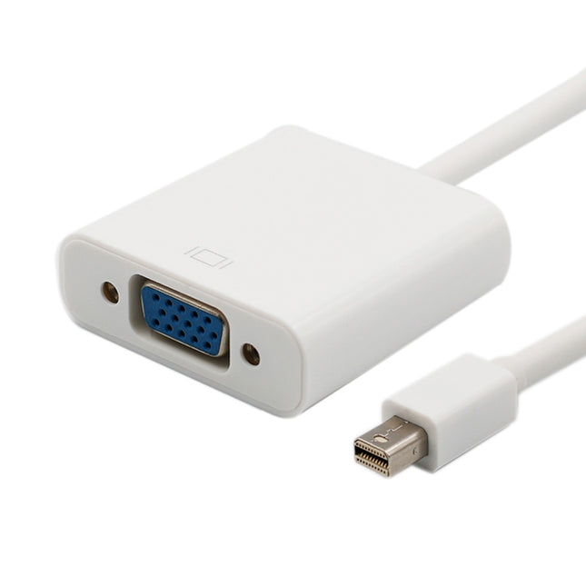 1080P Mini DisplayPort to VGA Cable Adapter (White)-garmade.com