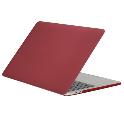 Laptop Frosted Texture PC Protective Case for 2016 New Macbook Pro 13.3 inch A2159 & A1706 & A1708(Wind Red)-garmade.com