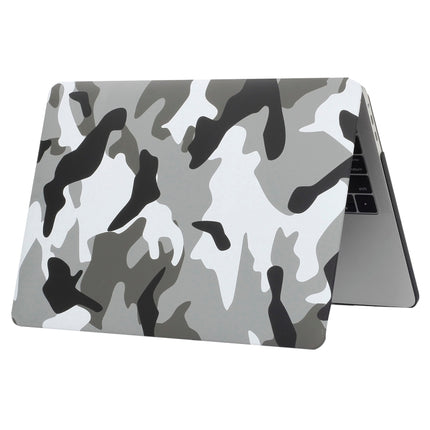 For 2016 New Macbook Pro 13.3 inch A1706 & A1708 Grey Camouflage Pattern Laptop Water Decals PC Protective Case-garmade.com