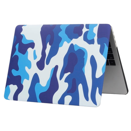For 2016 New Macbook Pro 13.3 inch A1706 & A1708 Blue Camouflage Pattern Laptop Water Decals PC Protective Case-garmade.com