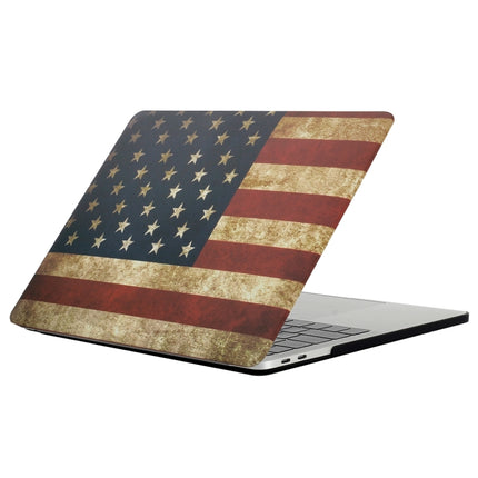 For 2016 New Macbook Pro 13.3 inch A1706 & A1708 Retro US Flag Pattern Laptop Water Decals PC Protective Case-garmade.com