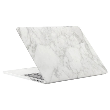 For 2016 New Macbook Pro 13.3 inch A1706 & A1708 White Grey Texture Marble Pattern Laptop Water Decals PC Protective Case-garmade.com