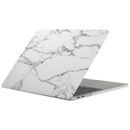 For 2016 New Macbook Pro 13.3 inch A1706 & A1708 White Black Texture Marble Pattern Laptop Water Decals PC Protective Case-garmade.com